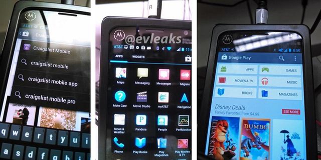 Motorola X Phone (fot. @evleaks)