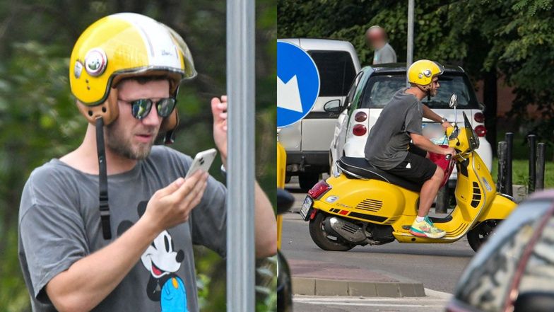 Antek Królikowski odwiedza syna w towarzystwie matki i ciotki