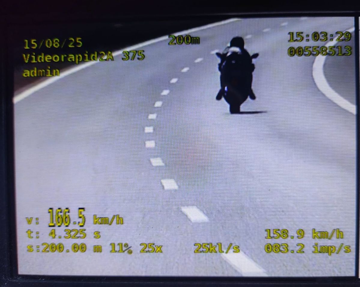 Puławy: Motocyklista pędził ekspresówką. Ukarany wysokim mandatem