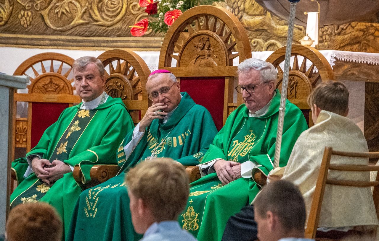 Msza św. dziękczynna ks. Stanisława Oracza w parafii w Pile