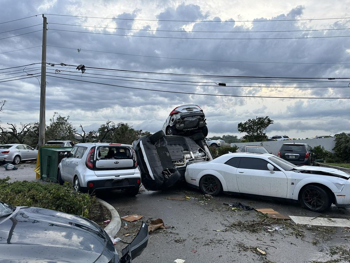 Niszczycielskie tornado przeszło przez Florydę