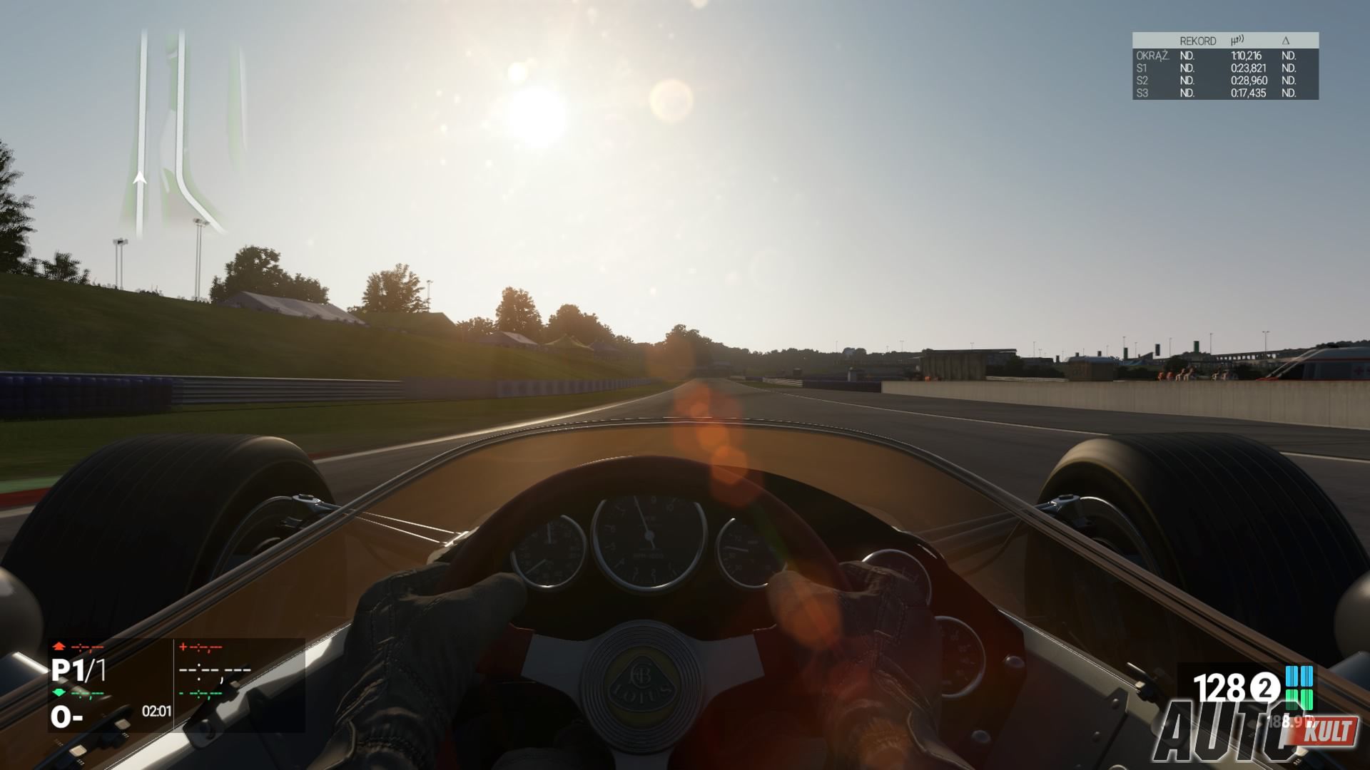 Porównajcie sobie jazdę starą maszyną F1...
