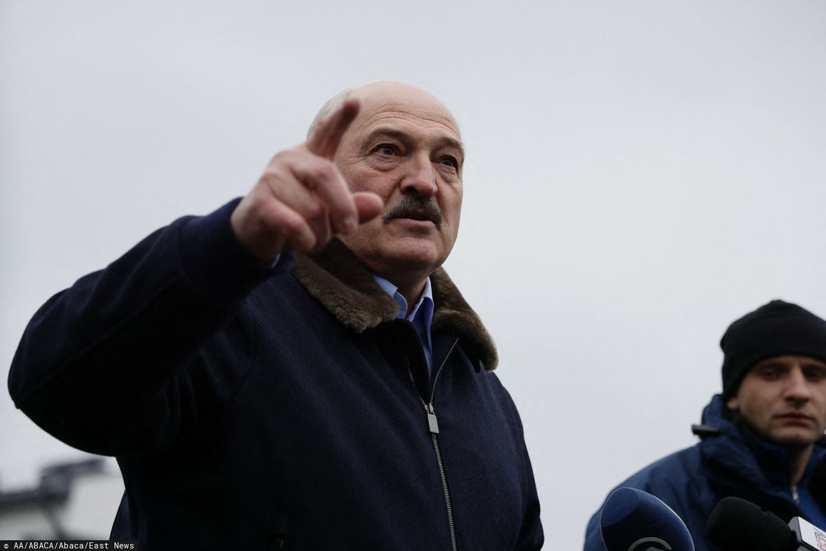 Dyktator Białorusi Alaksandr Łukaszenka
