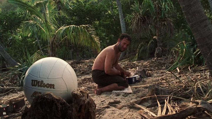 "Cast Away": Tom Hanks i jego filmowy przyjaciel