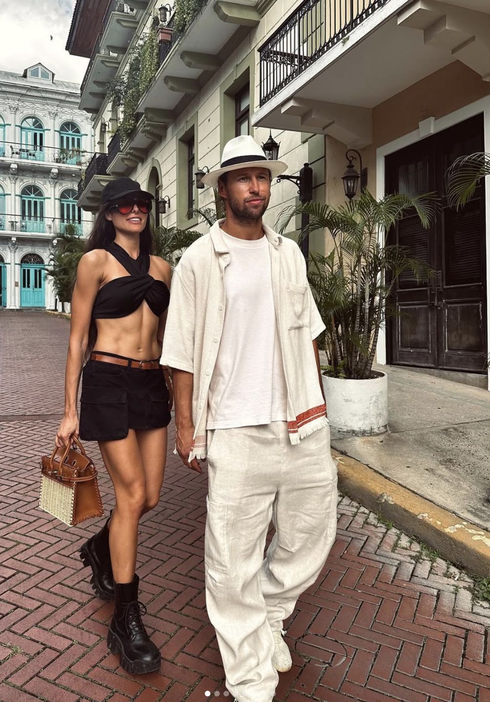 Grzegorz Krychowiak i Celia Junat
