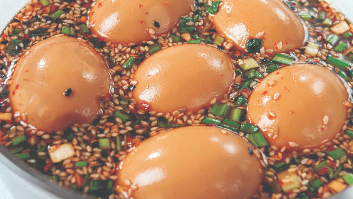 Jajka marynowane w sosie sojowym
