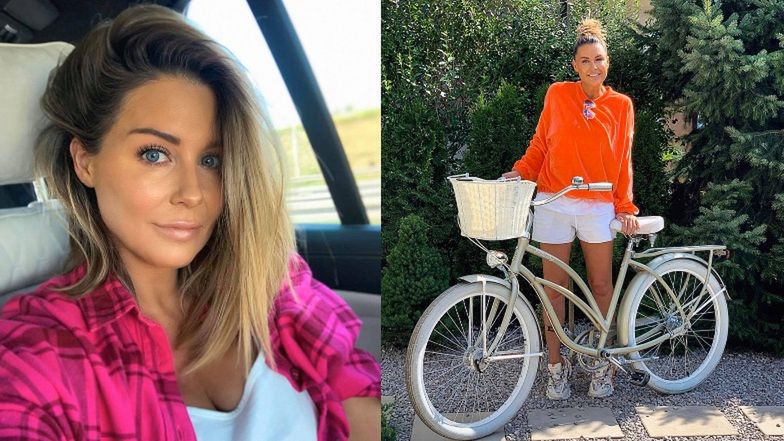 Małgorzata Rozenek dodała zdjęcie z rowerem