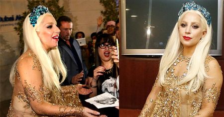 Lady Gaga w Dubaju! "UTYŁA"? (ZDJĘCIA)