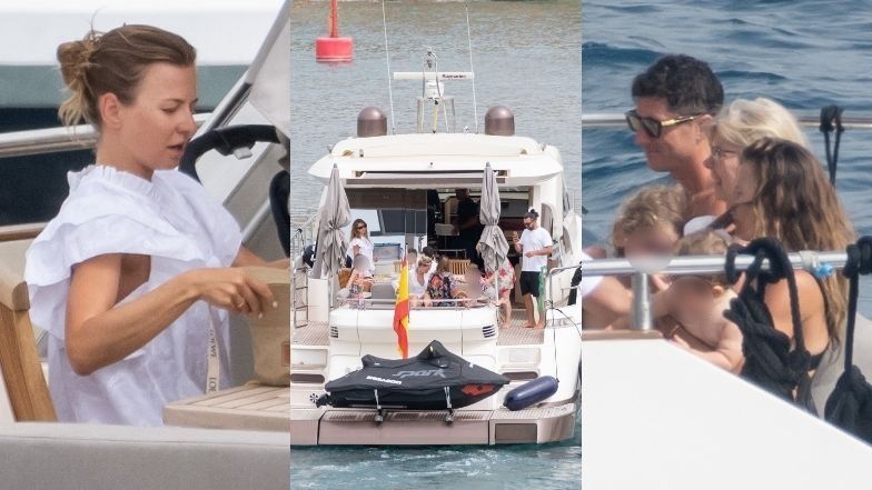 Anna i Robert Lewandowscy przemierzają hiszpańskie wody na pokładzie luksusowego jachtu
