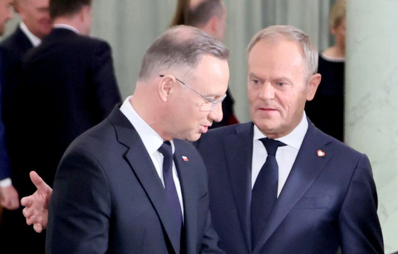"Wmanewrowali go". Tusk mocno o posadzie dla Dudy