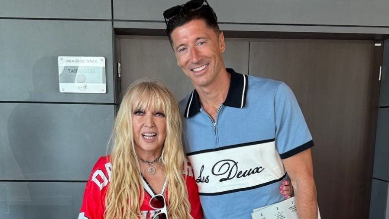 Maryla Rodowicz i Robert Lewandowski przesyłają uśmiechy