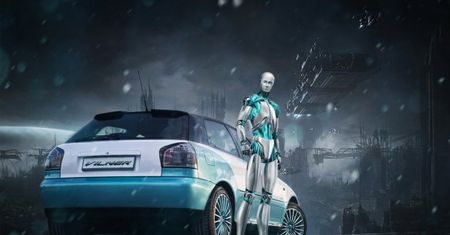 Audi A3 jako pojazd promocyjny firmy ESET