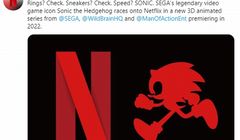 Netflix stworzy animację 3D o Jeżu Sonic