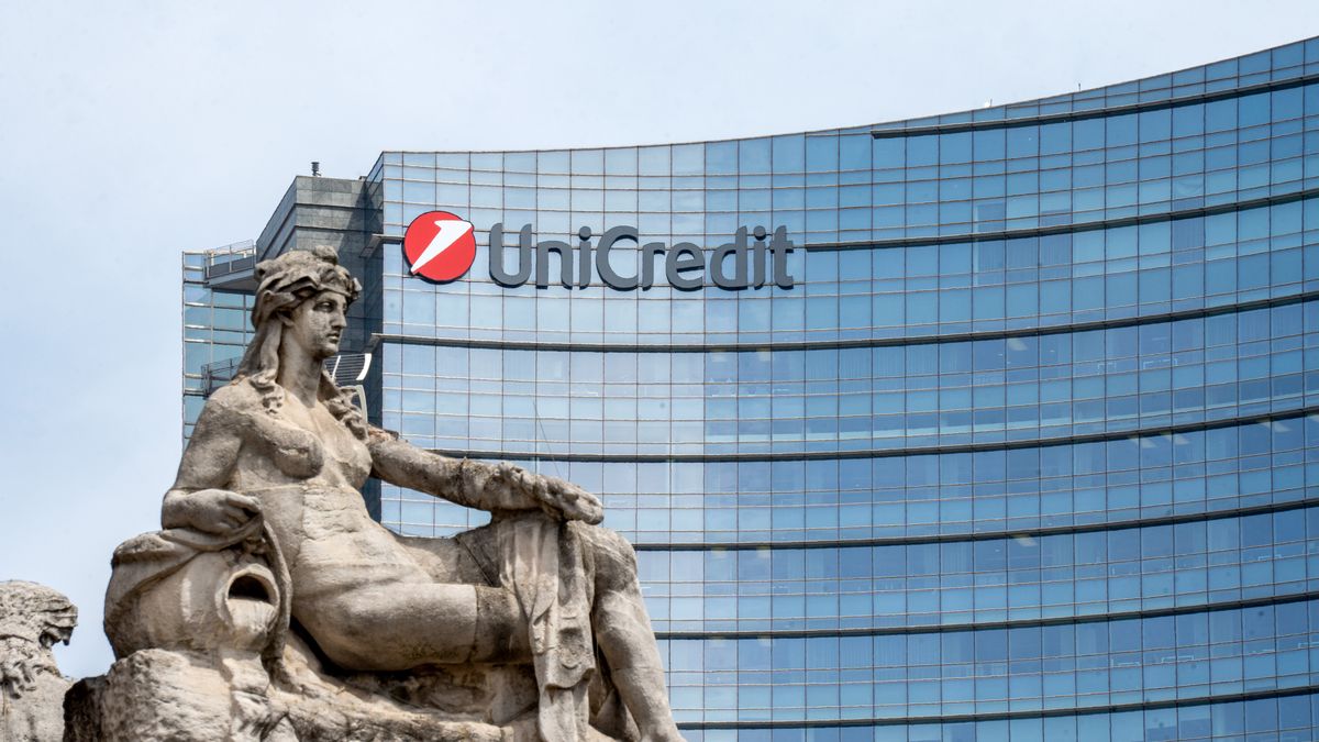 The Unicredit SpA headquarters in Porta Nuova business and shopping district in Milan, Italy, on Monday April. 30, 2024. Italy has grown in attractiveness for both foreigners and its own nationals, offering generous tax breaks including a 100,000 ($106,550) flat tax on income earned abroad. Photographer: Francesca Volpi/Bloomberg via Getty Images