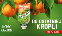 Tymbark w nowym kartonie reklamowany „do ostatniej kropli” (wideo)