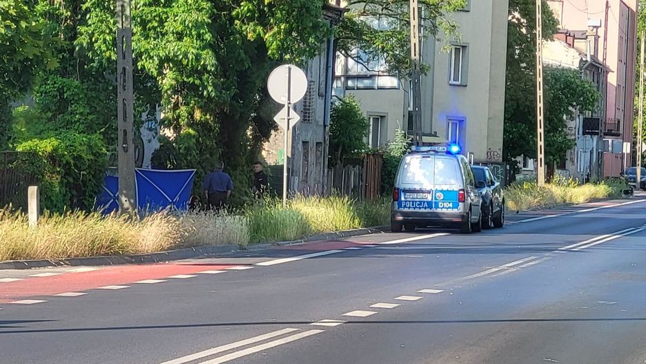Zwłoki 24-latka na chodniku w Lublinie.