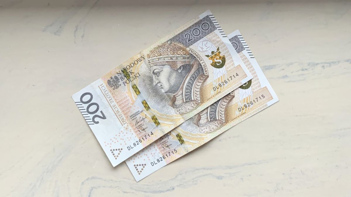 Polskie pieniądze.
