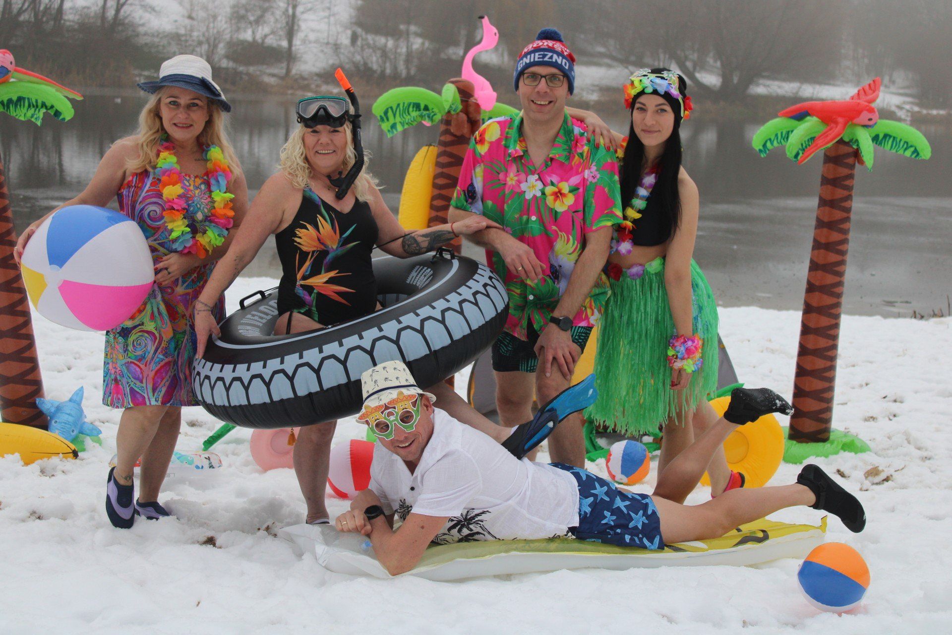 Królewskie Morsy Gniezno zorganizowały Summer Party na przekór pogodzie