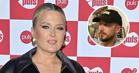 Gosia Andrzejewicz cała na czarno. Projektant: "Pierścionek z niedzielnego odpustu"