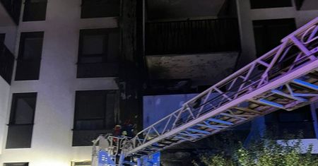 Duży pożar we Wrocławiu. Płonęło pięć pięter