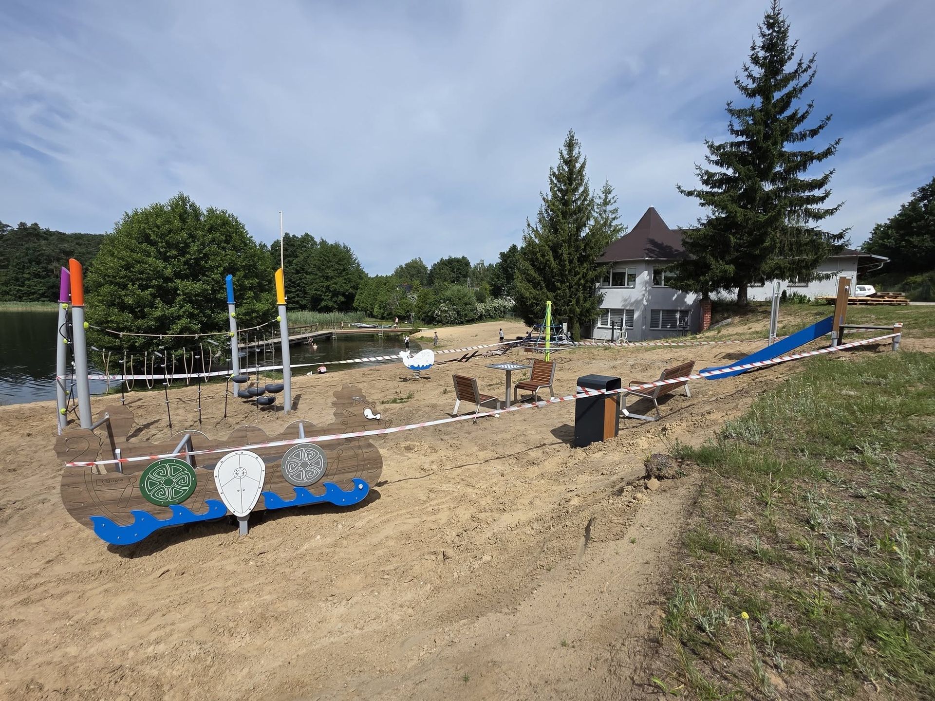 Wielkie zmiany nad jeziorem Grodno. Powstaje nowa przestrzeń do 