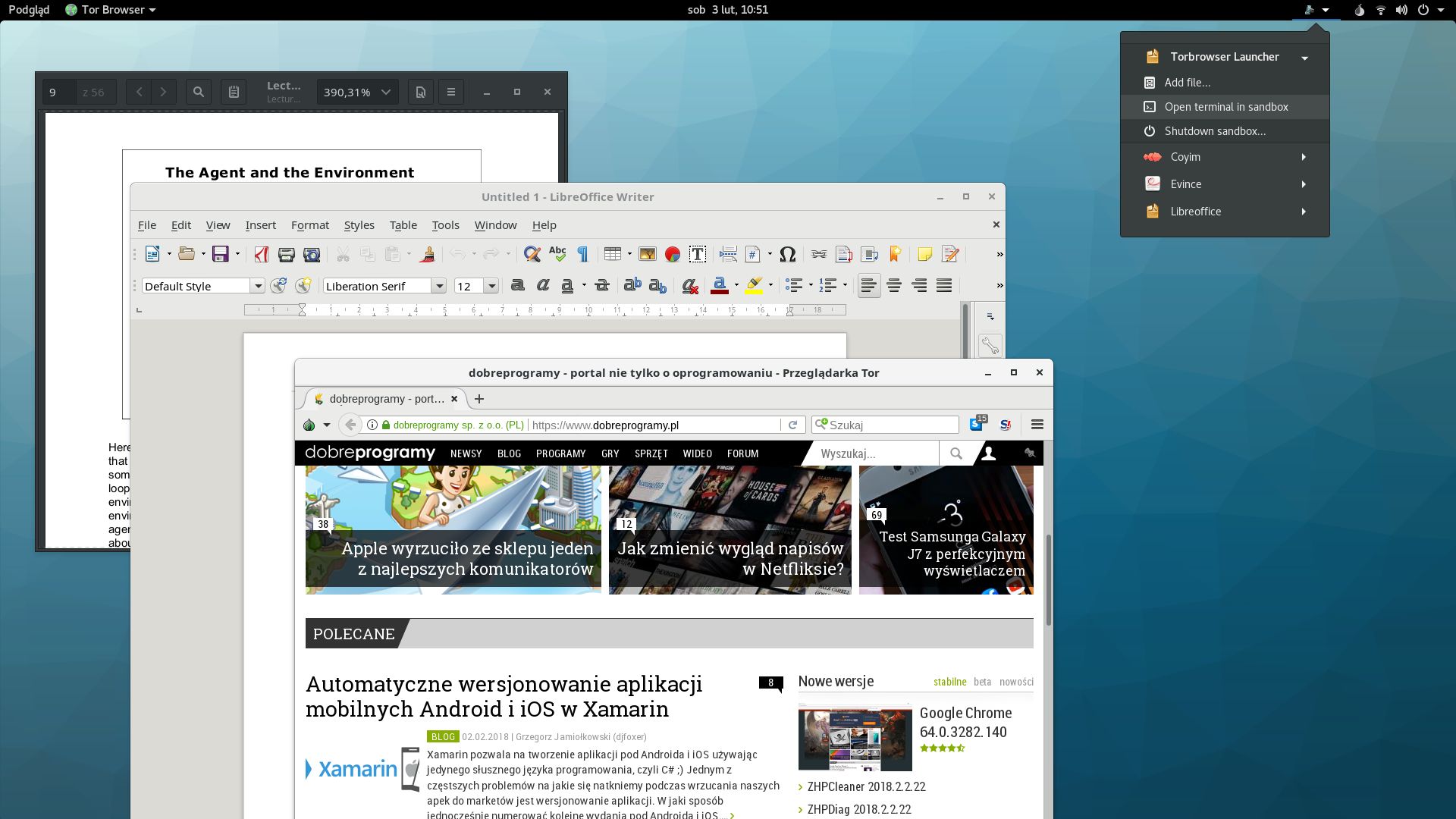 Rozszerzenie powłoki do zarządzania kontenerami Oz z aplikacjami
