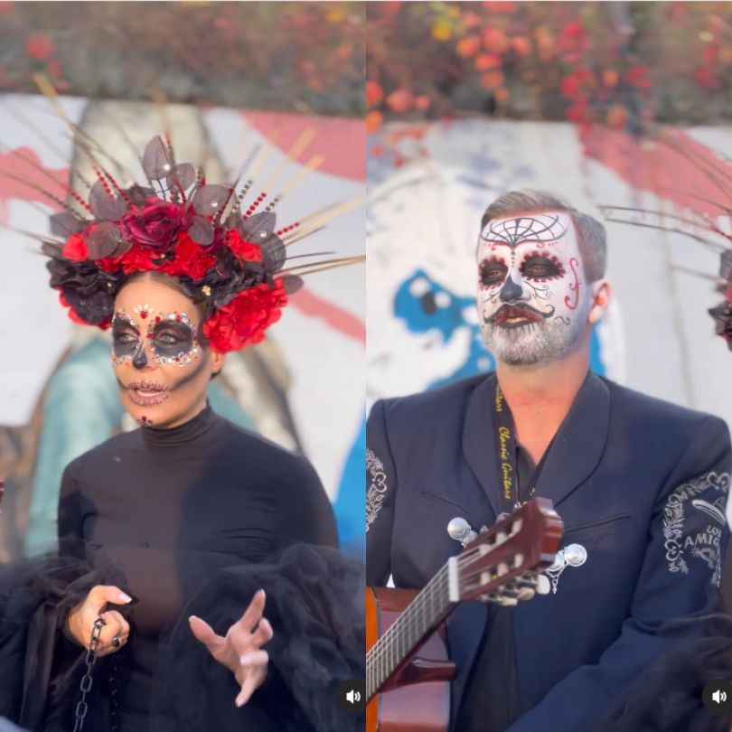 Małgorzata Rozenek i Krzysztof Skórzyński straszą w halloweenowych kostiumach w "Dzień Dobry TVN"