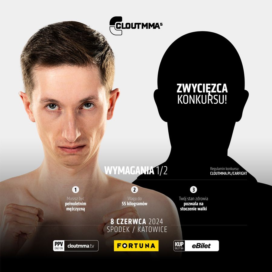 Piwko nie można w Clout MMA. Zawalczy w wyjątkowej formule