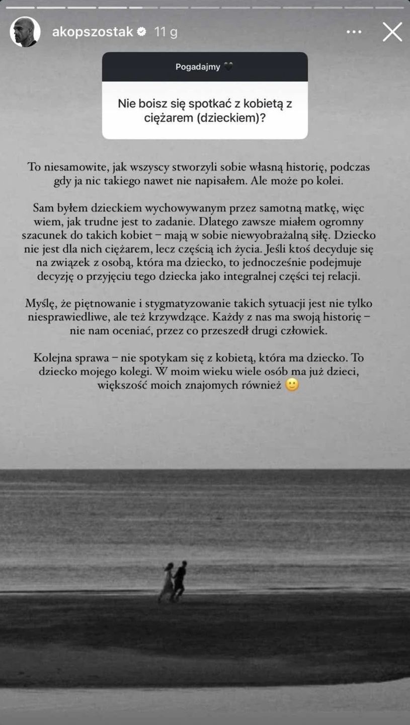 Akop Szostak broni samotnych matek