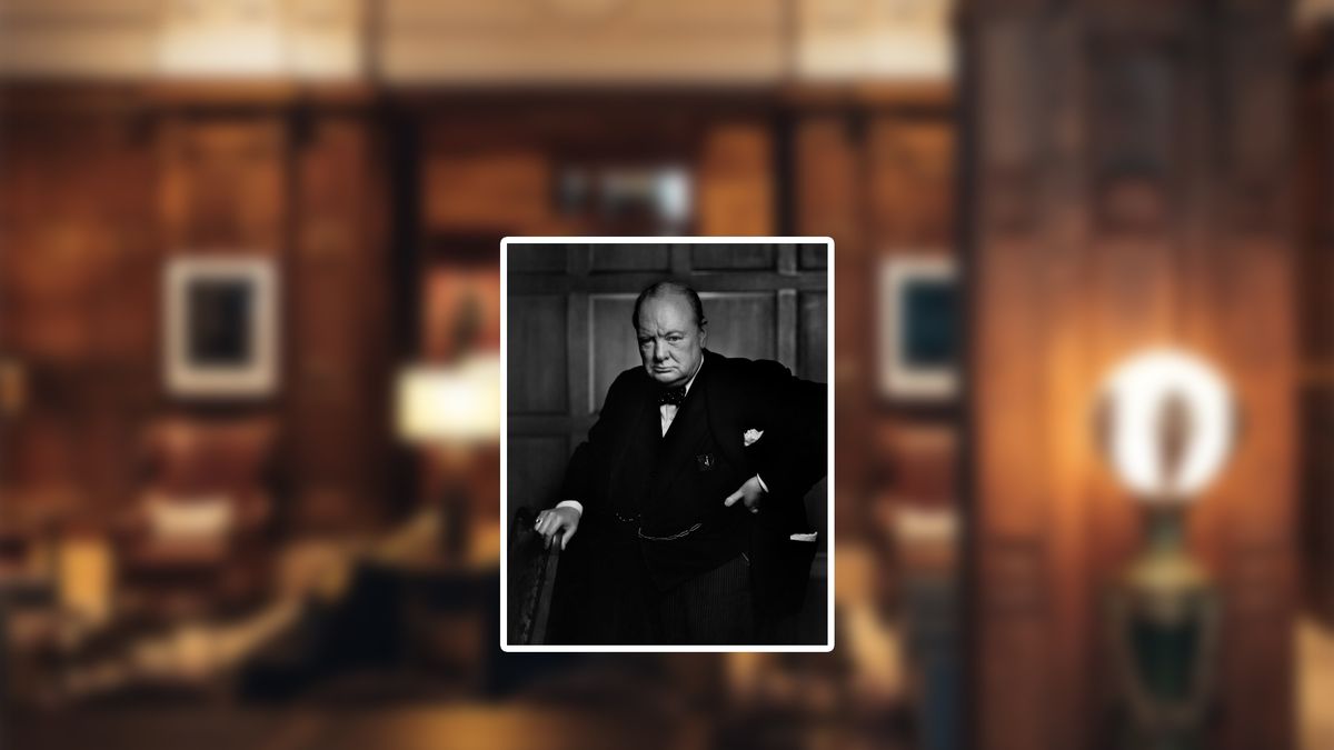 Portret Winstona Churchilla "Ryczący Lew" autorstwa Yousufa Karsha został skradziony.