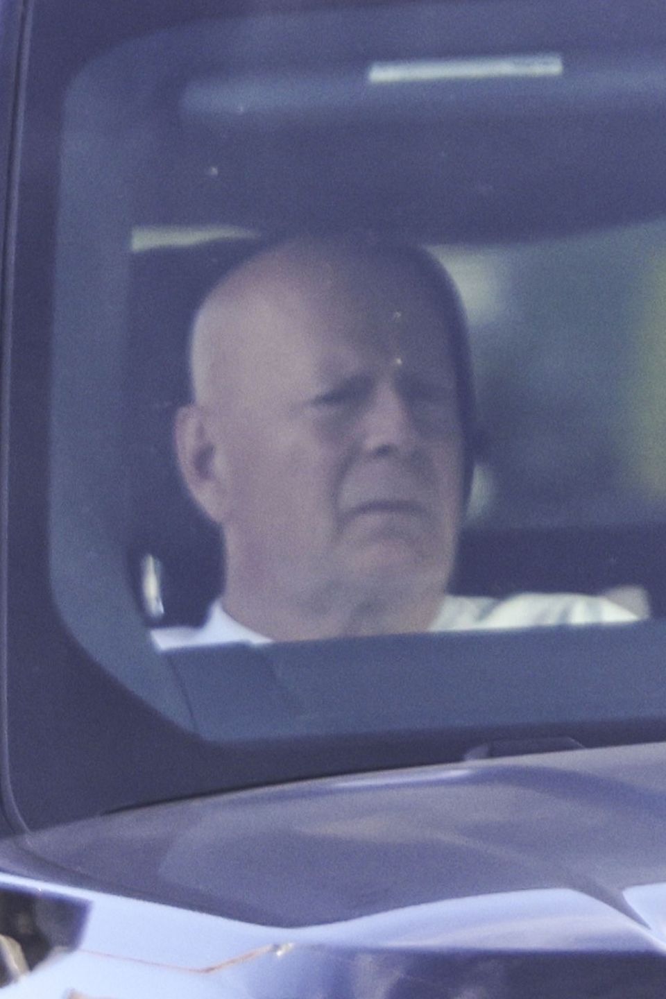 Bruce Willis w trakcie przejażdżki po Los Angeles