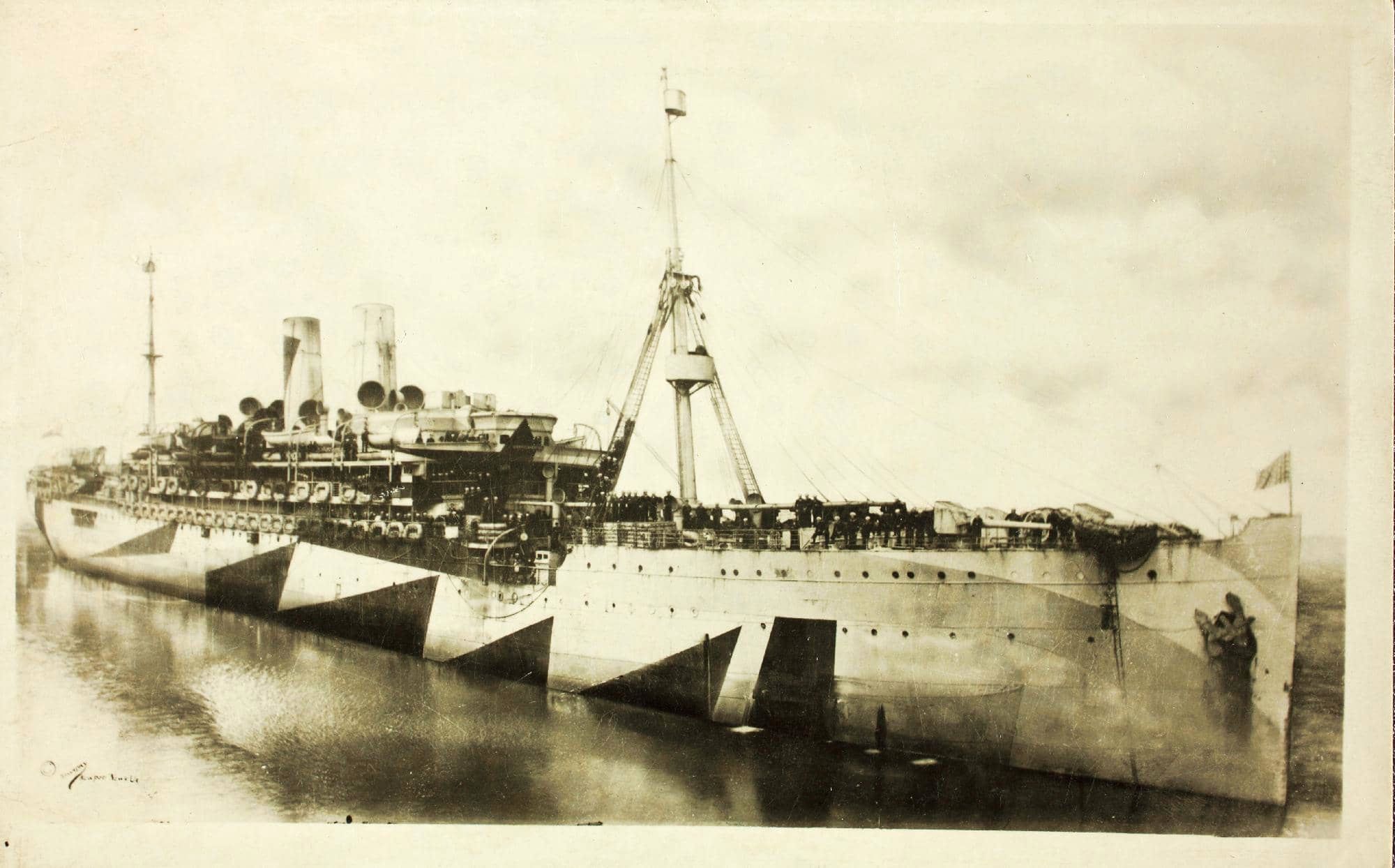 Historyczne statki niczym zebry. Oślepiający kamuflaż miał nietypowe zadanie 4