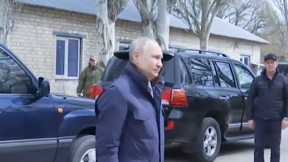 Putin w obwodzie chersońskim