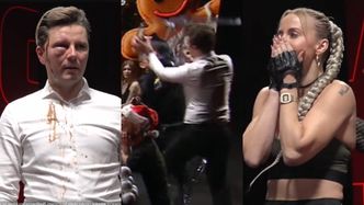 Piotr Korczarowski chciał pobić Jasia Kapelę, ale uderzył w belkę i sam skończył z LIMEM POD OKIEM. Marianna była przerażona (WIDEO)