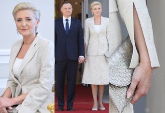 Eleganccy Dudowie na spotkaniu z czeską parą prezydencką (ZDJĘCIA)