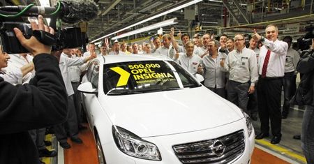 Insignia nr 500 000 wyjechała z fabryki w Rüsselsheim