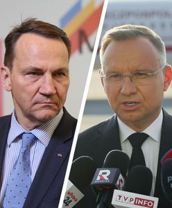 Sikorski uderza w Dudę. "Chciał się odwdzięczyć Trumpowi"