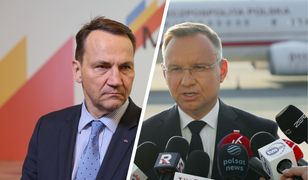 Sikorski uderza w Dudę. "Chciał się odwdzięczyć Trumpowi"