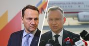 Sikorski uderza w Dudę. "Chciał się odwdzięczyć Trumpowi"