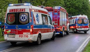 Wypadek w Toruniu. Tramwaj uderzył w mężczyznę jadącego hulajnogą