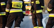 Kobylanka: Pożar hali garażowej. Na miejscu pracowało 5 zastępów straży pożarnej