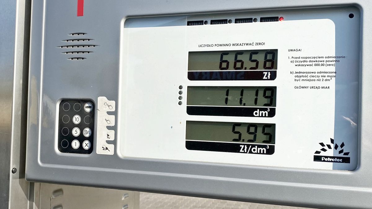 Paliwo po 5,95 zł/litr kupione w dniu 8 maja 2023