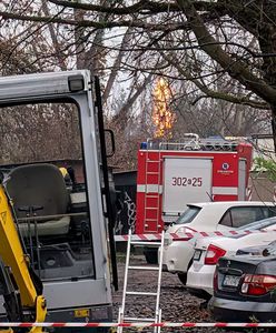 20-metrowy słup ognia nad Krakowem. Policja bada sprawę