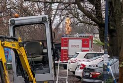 20-metrowy słup ognia nad Krakowem. Policja bada sprawę