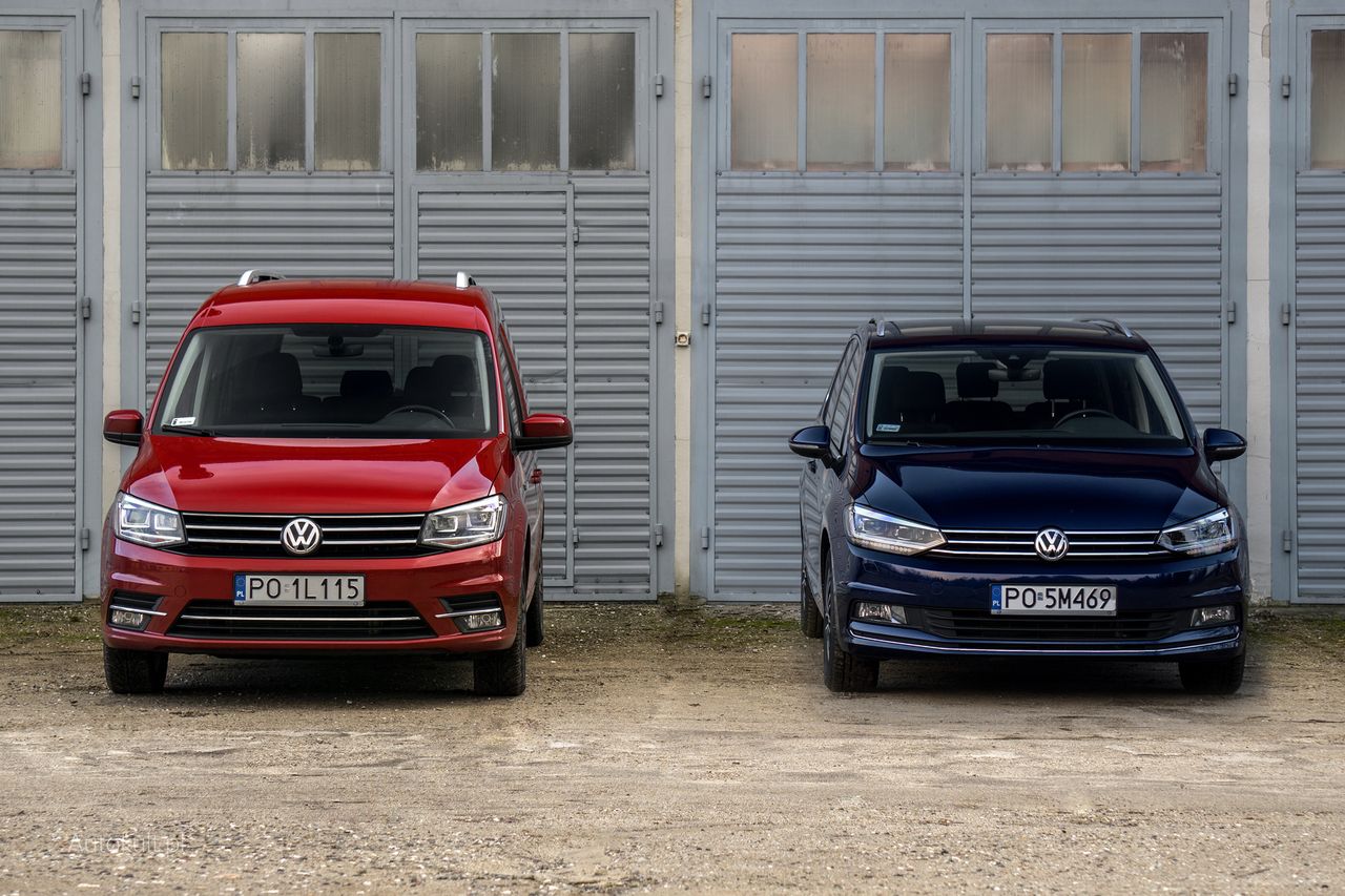 Volkswagen Caddy (2015) i Touran (2015) – zdjęcia