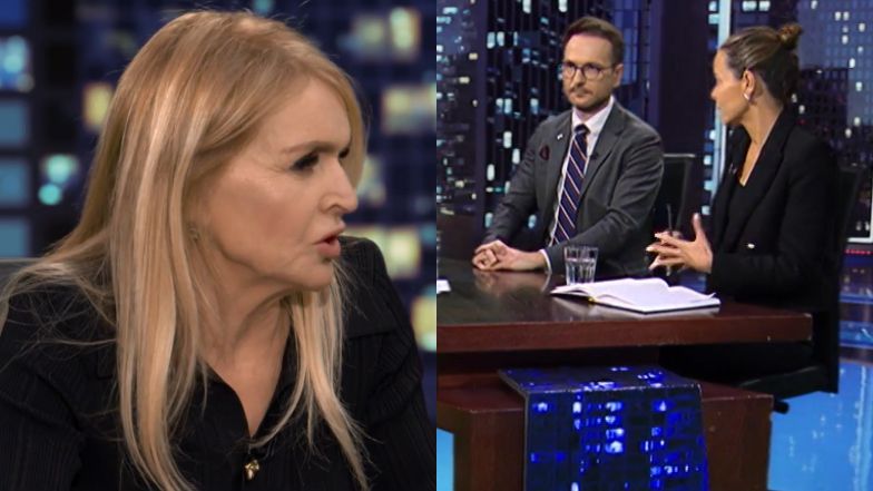 Ostre starcie w "Kropce nad i". Monika Olejnik nie wytrzymała