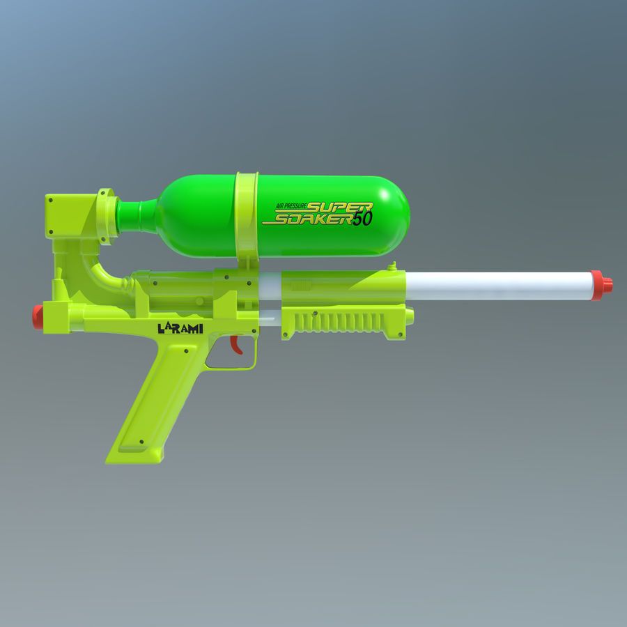 Super Soaker 50 - pierwszy model długiej serii pistoletów na wodę