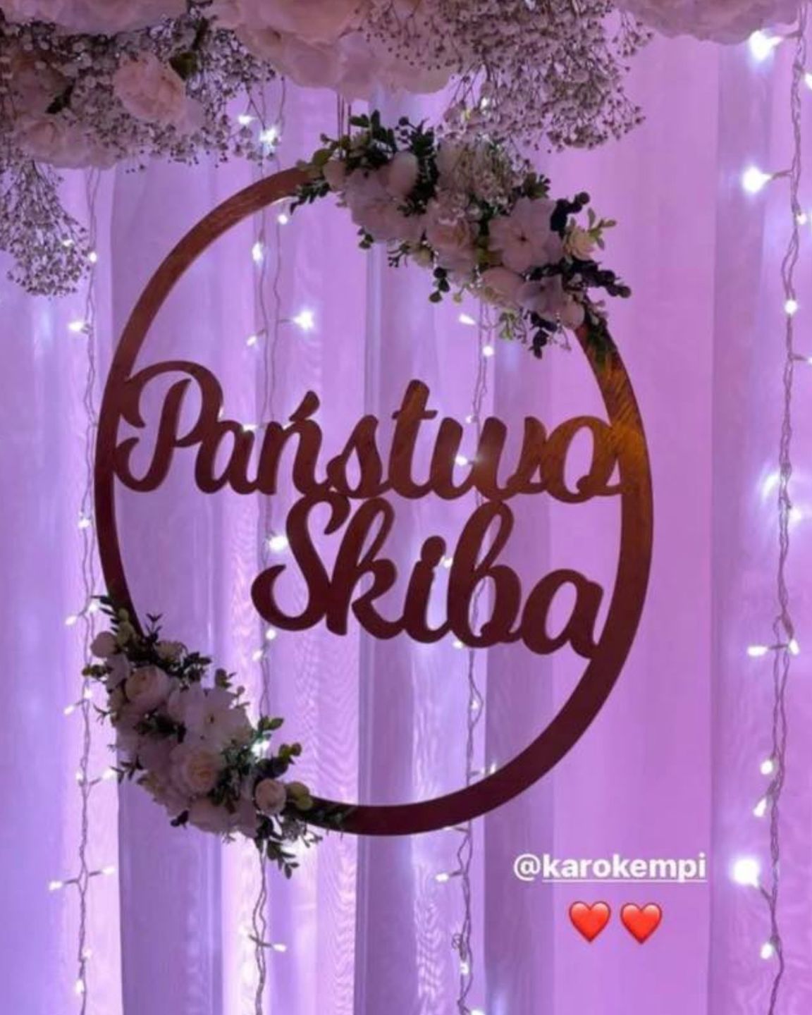 Wesele Krzysztofa Skiby i Karoliny Kempińskiej