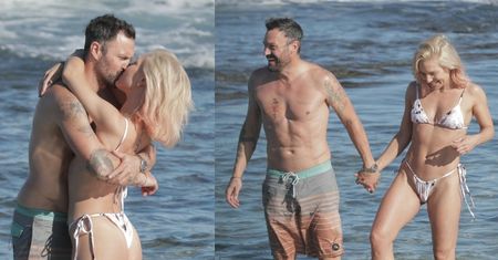 Brian Austin Green całuje się z nową ukochaną wśród fal oceanu (ZDJĘCIA)