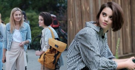 Alicja Wieniawa na planie "Przyjaciółek". Podobna do starszej siostry? (ZDJĘCIA)